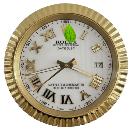 DATEJUST ROMAN DIAL GOLD & WHITE