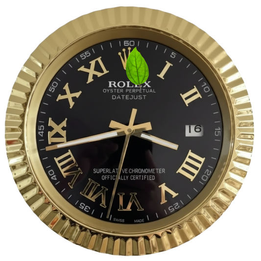DATEJUST ROMAN DIAL GOLD & BLACK