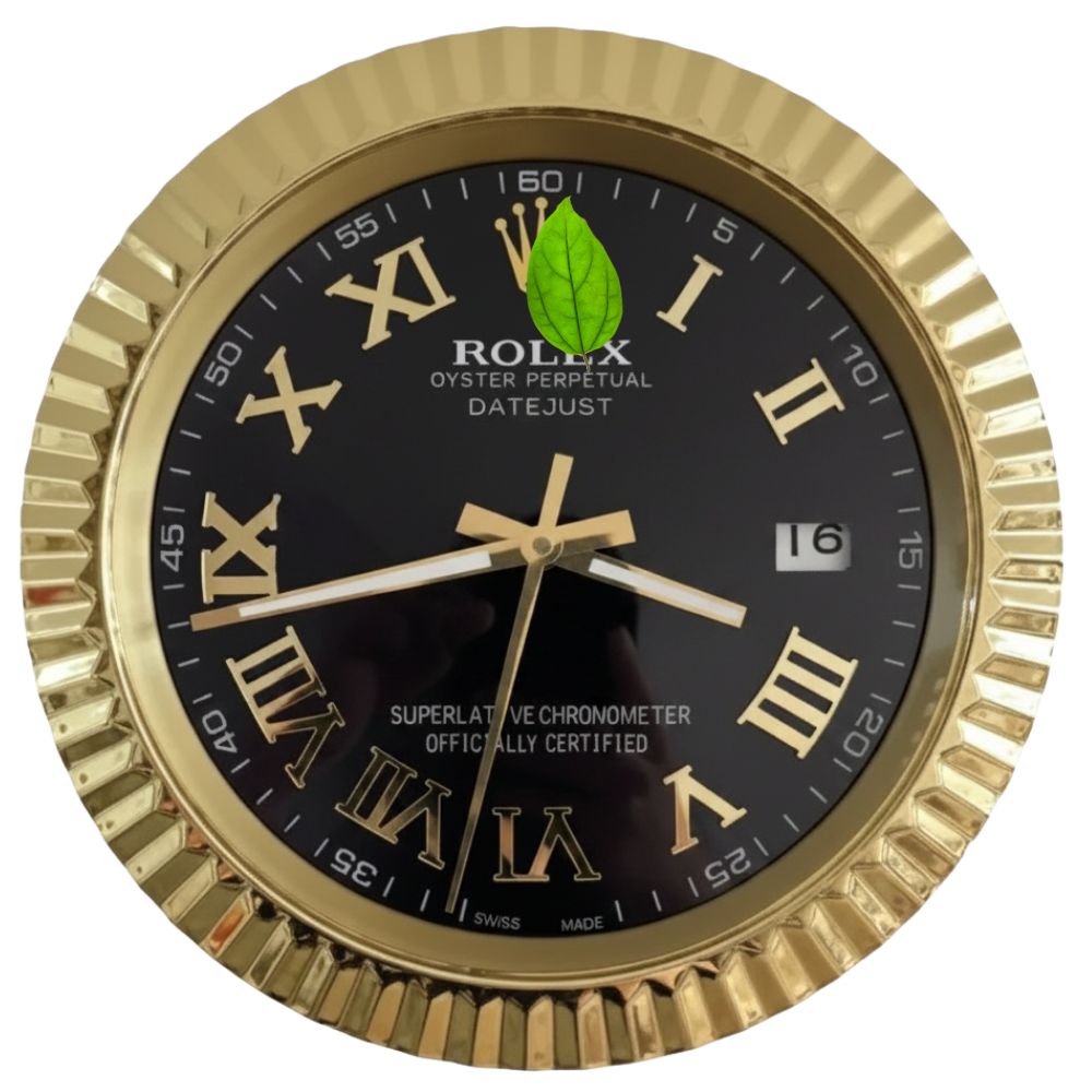 DATEJUST ROMAN DIAL GOLD & BLACK