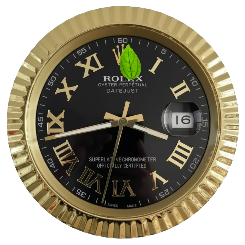 DATEJUST ROMAN DIAL GOLD & BLACK