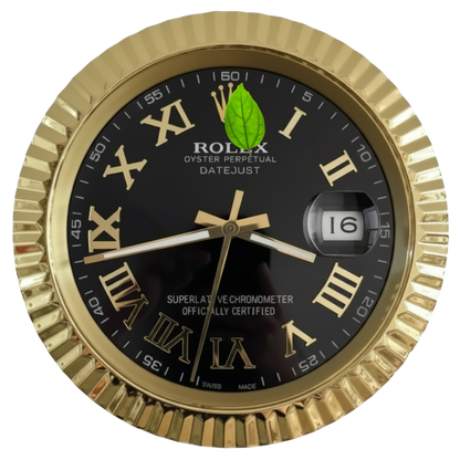 DATEJUST ROMAN DIAL GOLD & BLACK