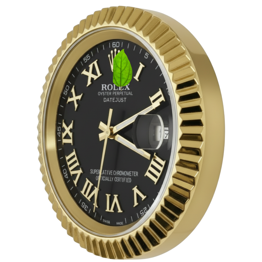 DATEJUST ROMAN DIAL GOLD & BLACK