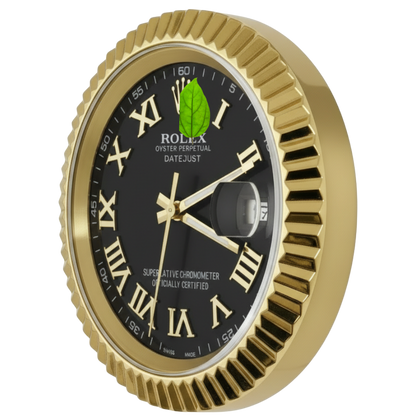 DATEJUST ROMAN DIAL GOLD & BLACK