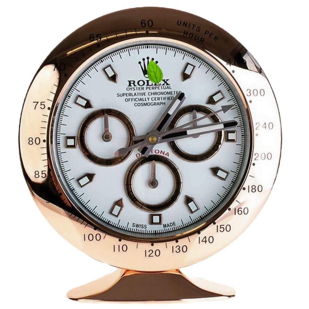 Daytona Rose Gold, White Dial | Desk Clock