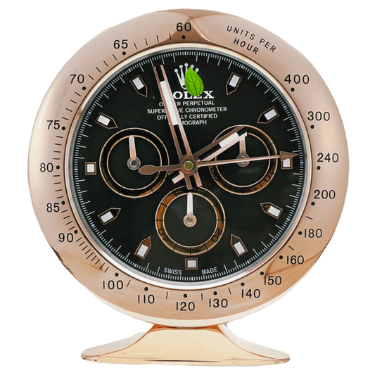 Daytona Rose Gold, Black Dial | Desk Clock