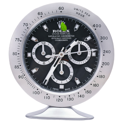 Daytona Steel, Black Dial | Desk Clock