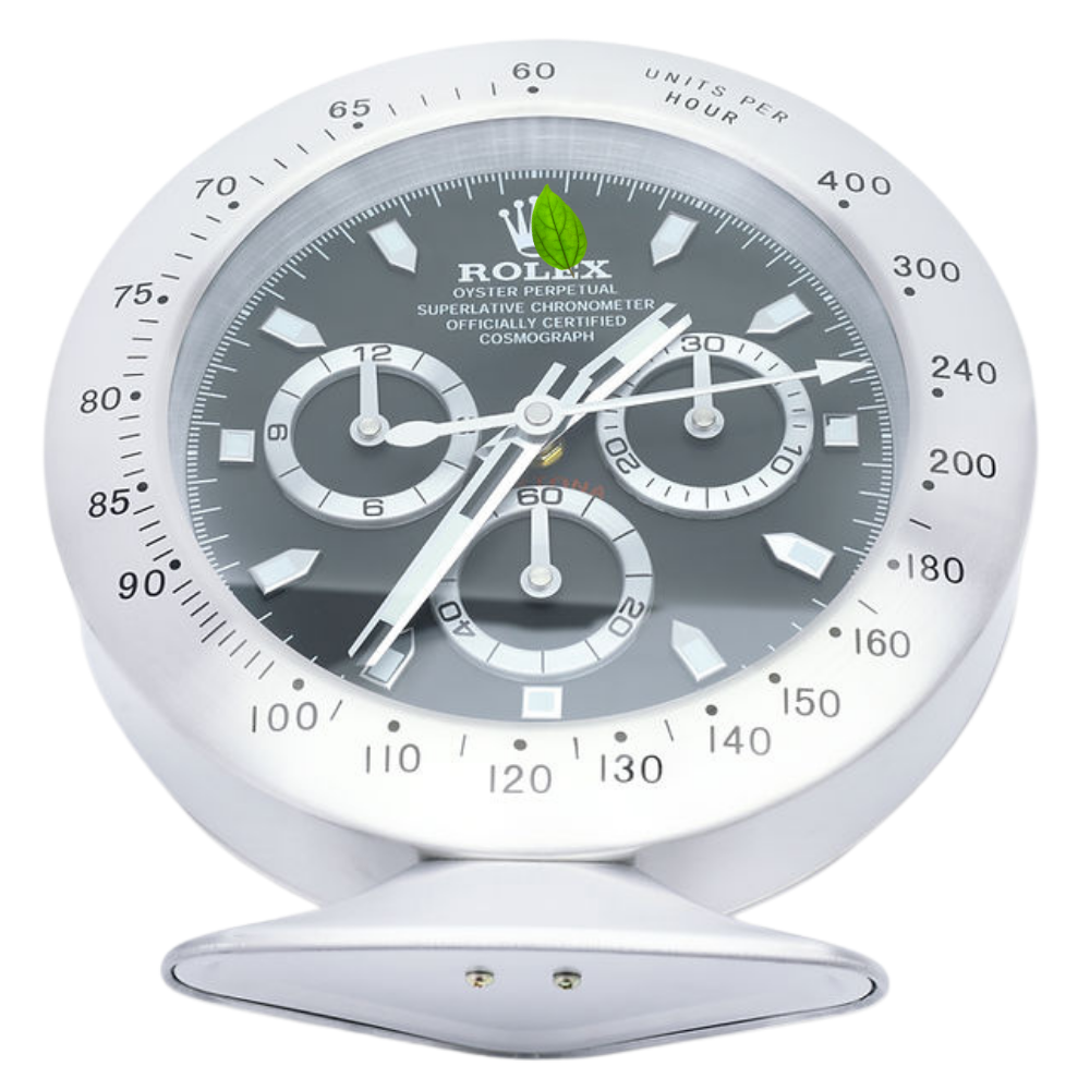 Daytona Steel, White Dial | Desk Clock