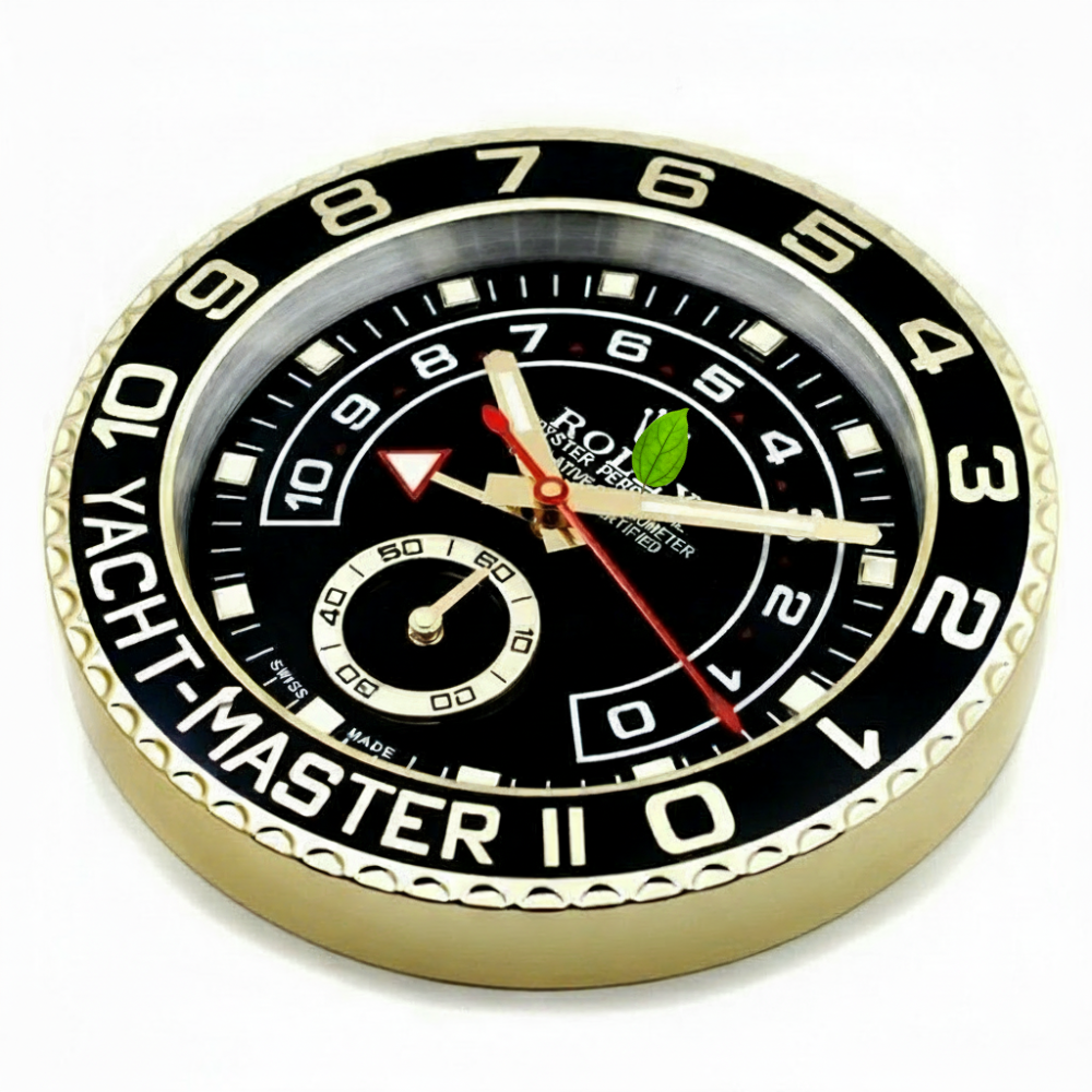 Yacht-Master II sort urskive i guld