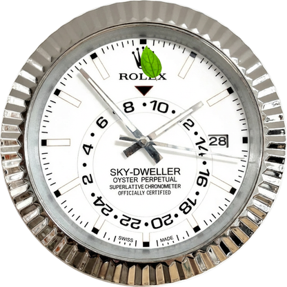 SKY-DWELLER STYLE WHITE AND SILVER