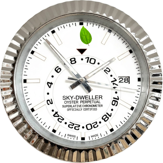 SKY-DWELLER STYLE WHITE AND SILVER