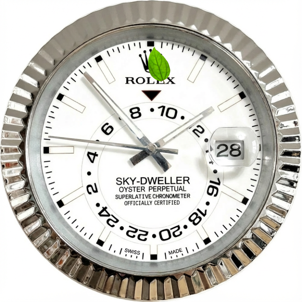 SKY-DWELLER STIJL WIT EN ZILVER