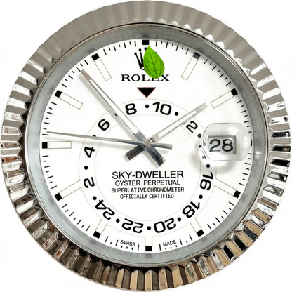 SKY-DWELLER STYLE WHITE AND SILVER