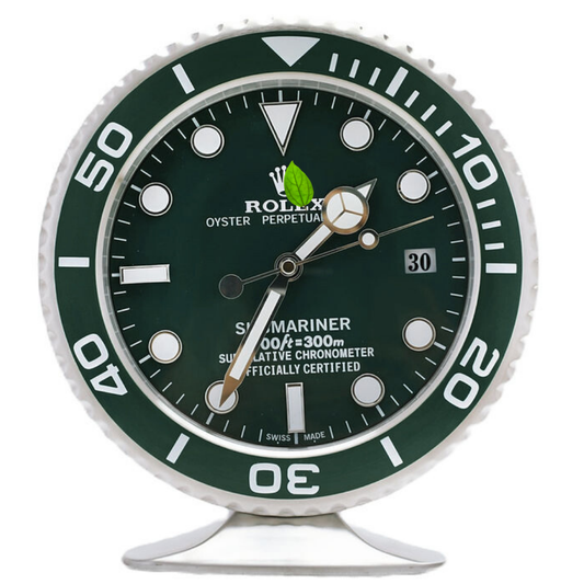 Submariner Hulk, Full Green | Desk Clock