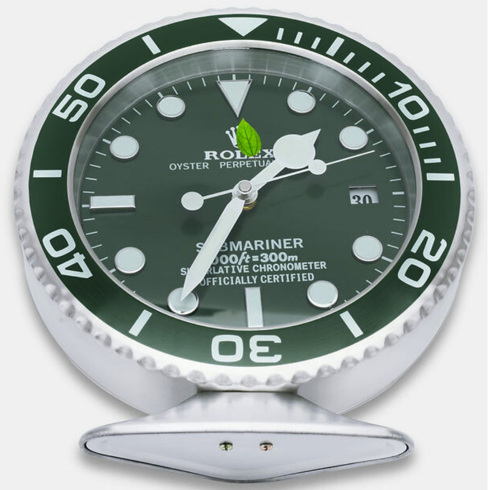 Submariner Hulk, Full Green | Desk Clock