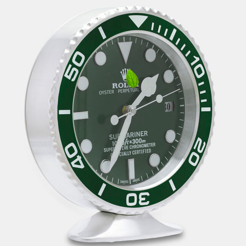 Submariner Hulk, Full Green | Desk Clock
