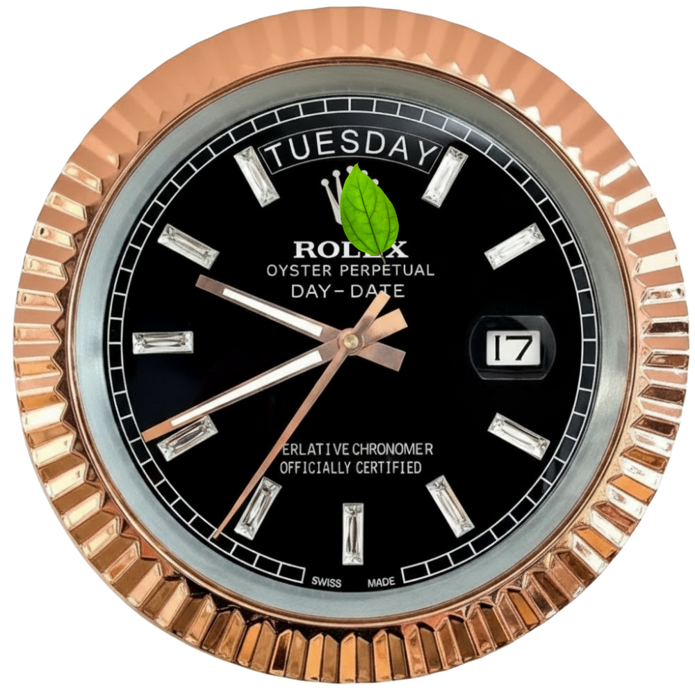 DAY-DATE ROSE GOLD CHROME & BLACK