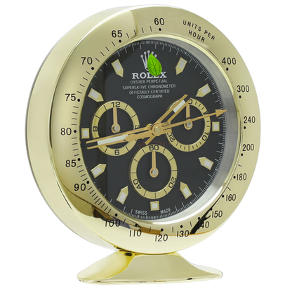 Daytona Gold, Black Dial | Desk Clock