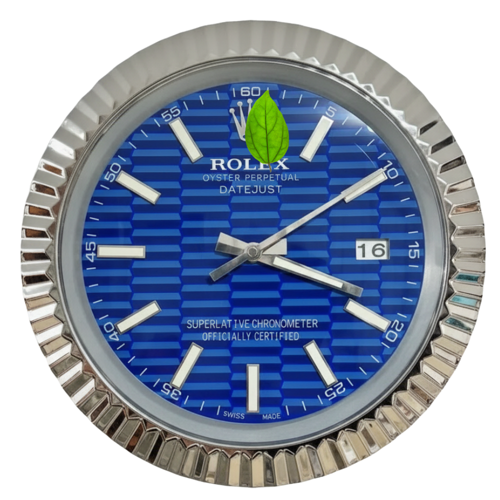 DATEJUST FLUTED STEEL MOTIF DIAL BLUE