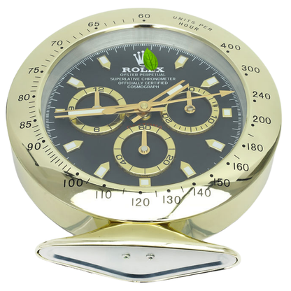 Daytona Gold, Black Dial | Desk Clock