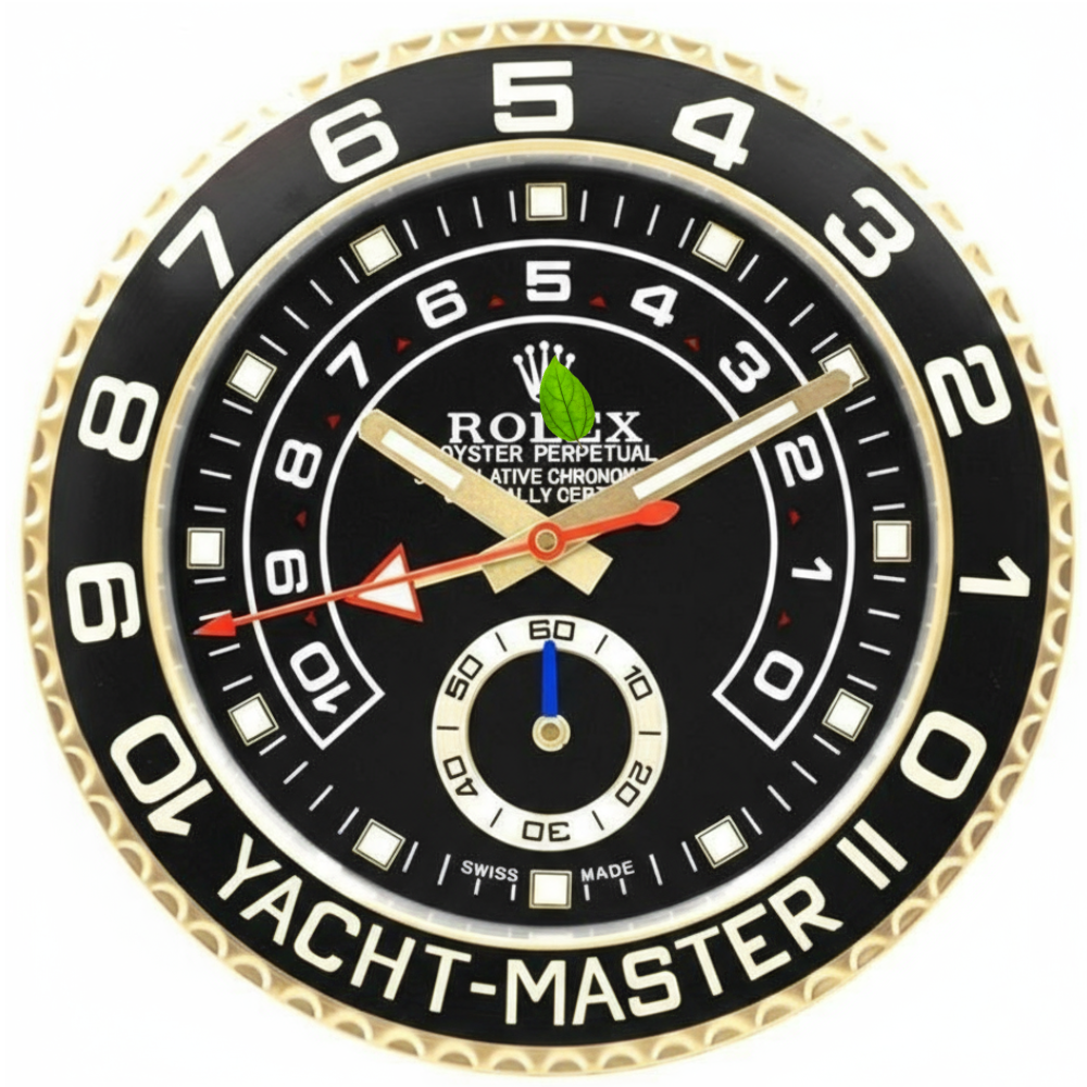 Yacht-Master II Black Dial in Gold