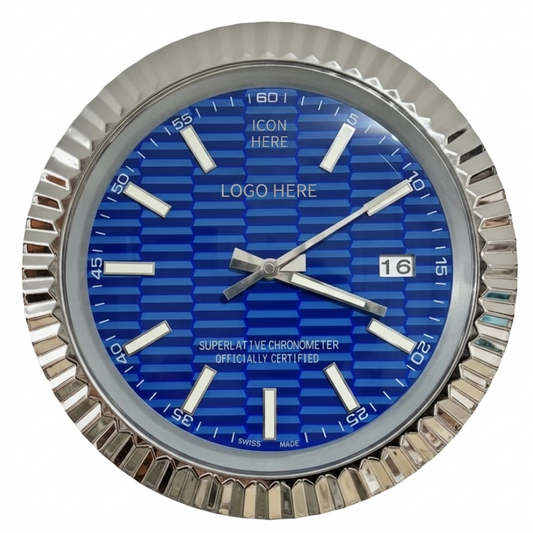 D-JUST FLUTED STEEL MOTIF DIAL BLUE