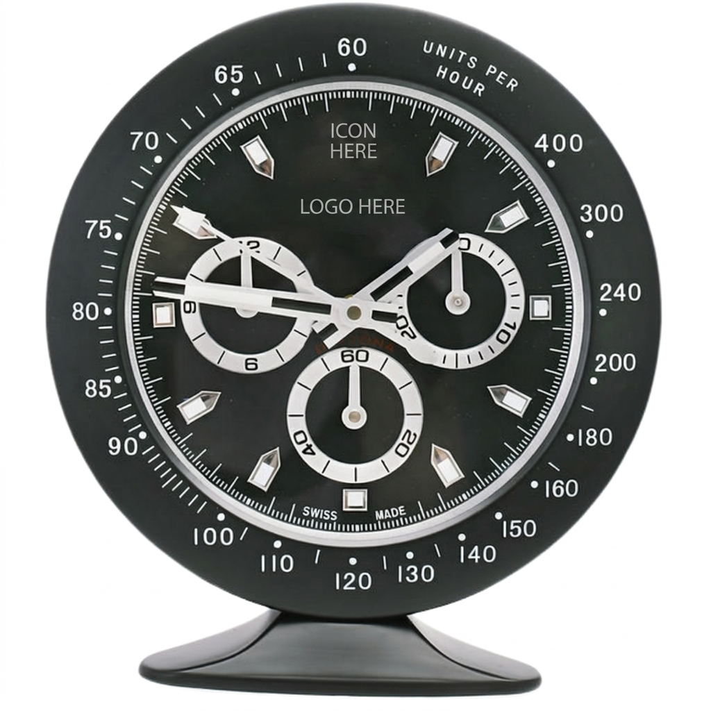 DAY-TON Full Black | Desk Clock