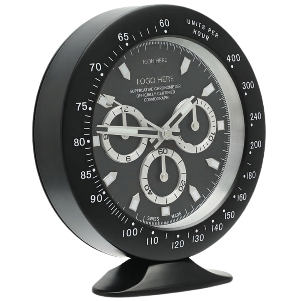 DAY-TON Full Black | Desk Clock