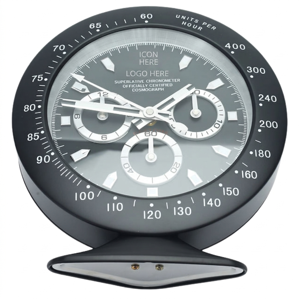 DAY-TON Full Black | Desk Clock