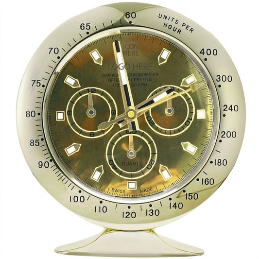 DAY-TON Full Gold | Desk Clock