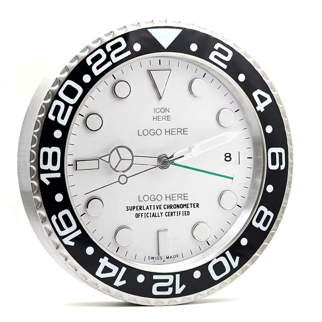 GMT-M Clock Style, Black & White