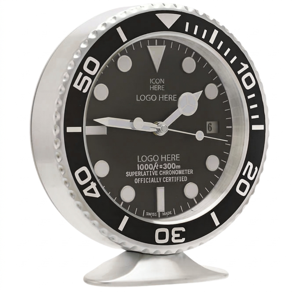 SUB-MAR Classic Black | Desk Clock