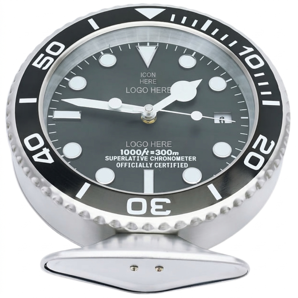 SUB-MAR Classic Black | Desk Clock