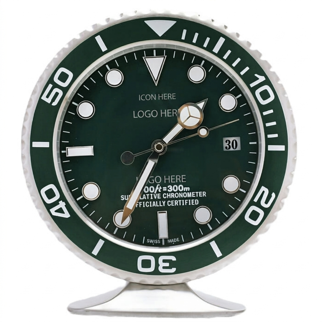 SUB-MAR Hulk, Full Green | Desk Clock