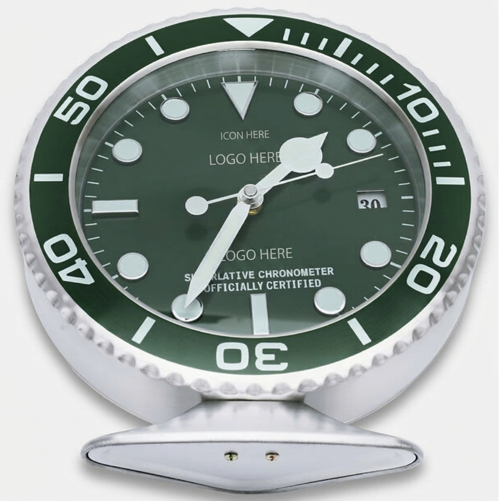 SUB-MAR Hulk, Full Green | Desk Clock