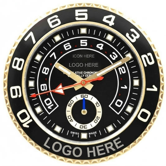 YACHT-M II Black Dial in Gold