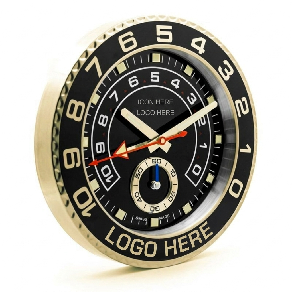 YACHT-M II Black Dial in Gold